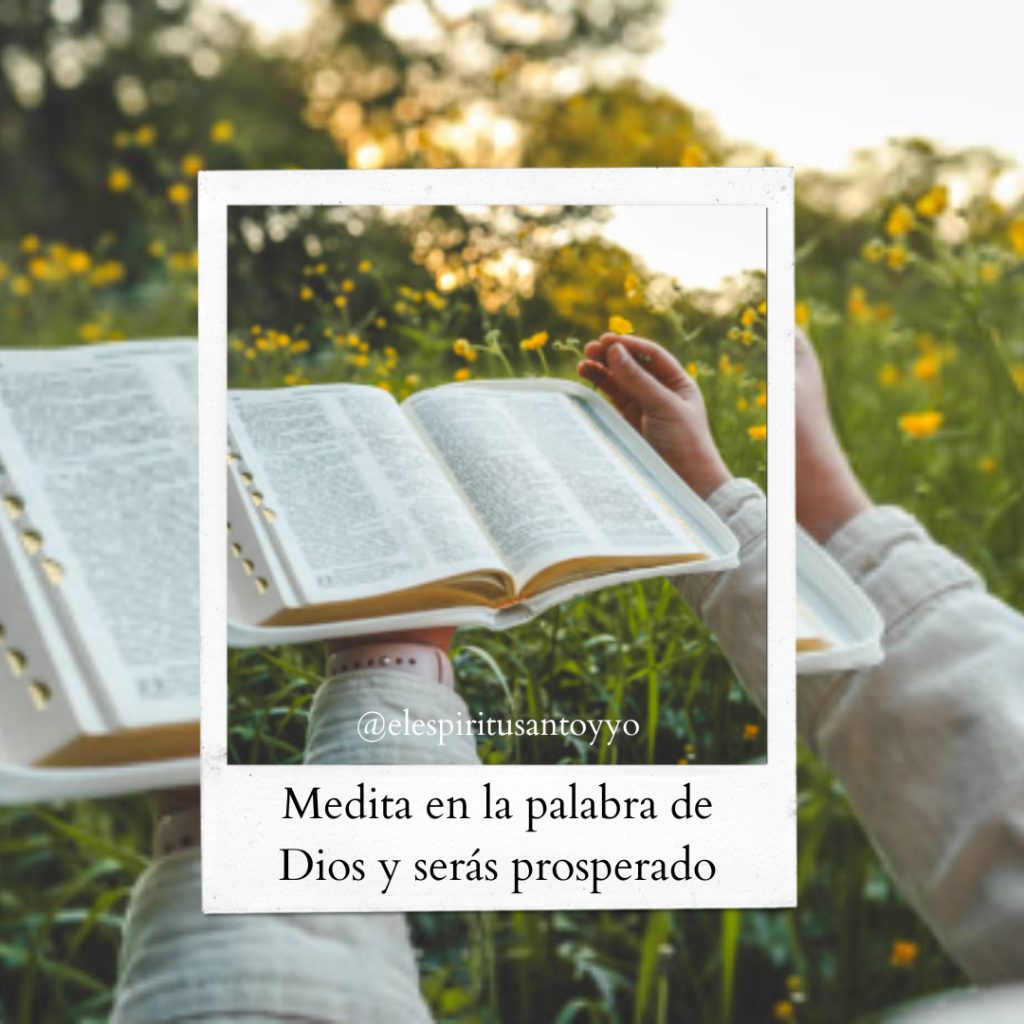 LA IMPORTANCIA DE MEDITAR EN LA PALABRA DE DIOS.
