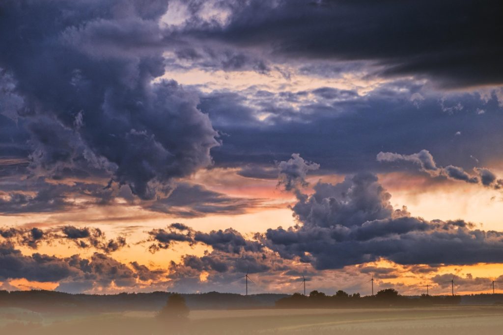 clouds, sky, storm clouds, thunderstorm, threatening, nature, mood
